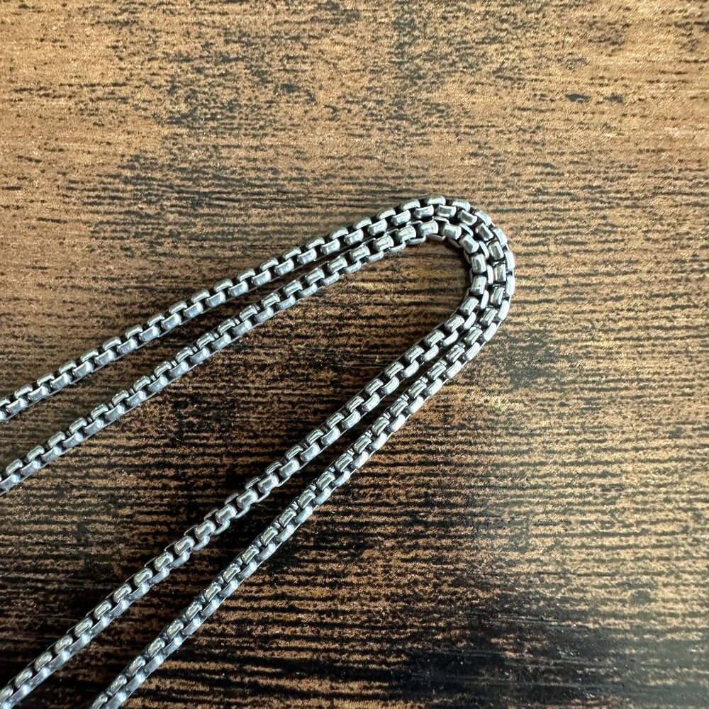 David Yurman Small Box Chain Necklace - 2.7mm - 22" - Picture 7 of 10